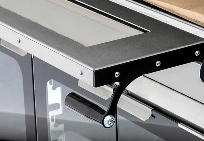 lo nuong banh pizza dung dien prismafood trays 66 glass hinh 1