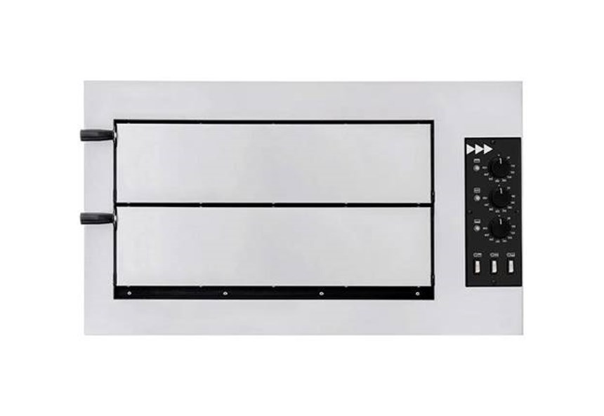 lo nuong banh pizza dung dien prismafood basic 2/50 3t hinh 0