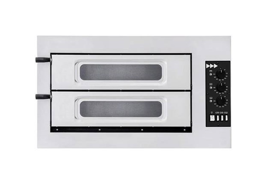 lo nuong banh pizza dung dien prismafood basic 2/50 glass 3t hinh 0