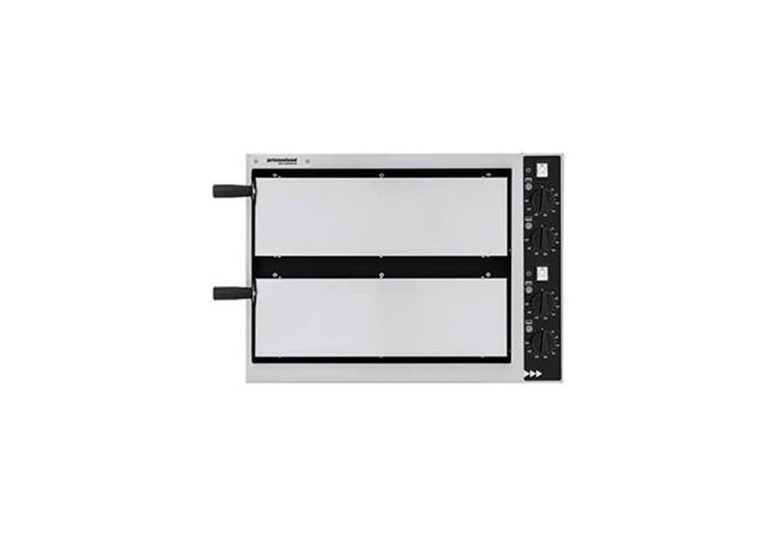 lo nuong banh pizza dung dien prismafood basic 2/40 glass 4t hinh 0