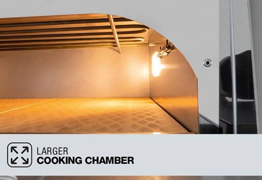 lo nuong banh pizza dung dien prismafood basic xl 66l hinh 3