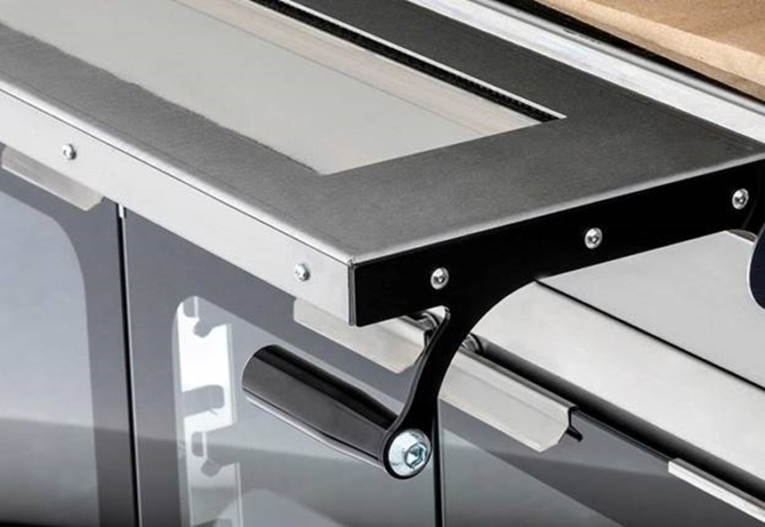 lo nuong banh pizza dung dien prismafood trays 6l glass hinh 1