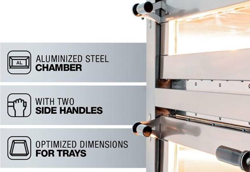 lo nuong banh pizza dung dien prismafood maior le trays 4 hinh 2