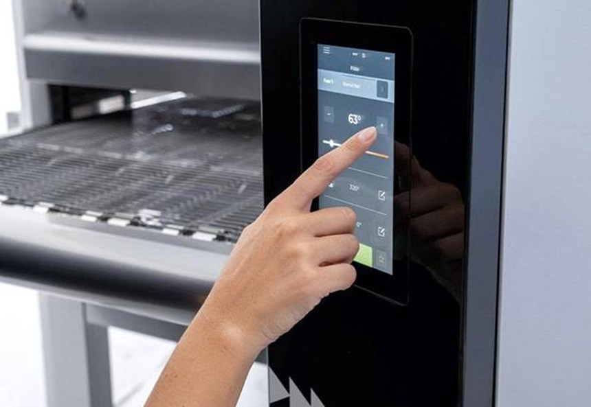 lo nuong pizza bang chuyen gas prismafood tunnel c40 gas hinh 2