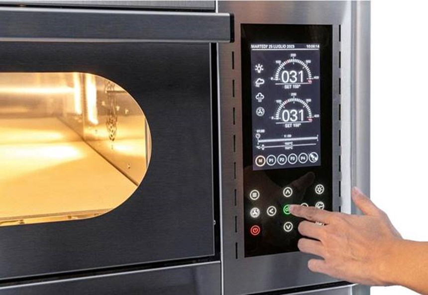 lo nuong banh pizza dung dien prismafood genius 9 hinh 2