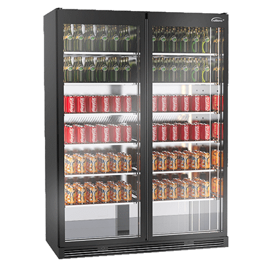 tu mat 2 canh kinh williams dbc-200 hinh 0