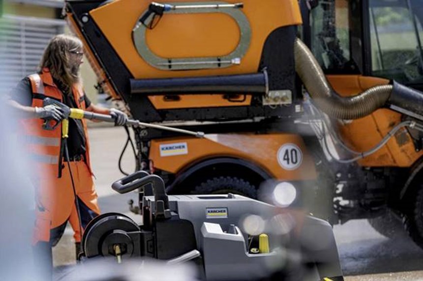 may phun rua ap luc cao nuoc nong karcher hds 7/16 cxa hinh 3