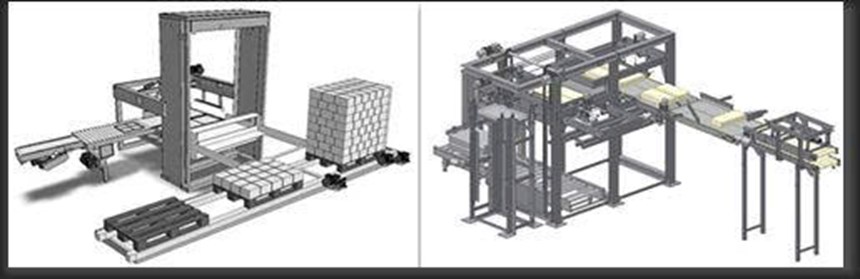day chuyen dong goi pallet tu dong de dong goi thung carton yupa-2100-z hinh 1