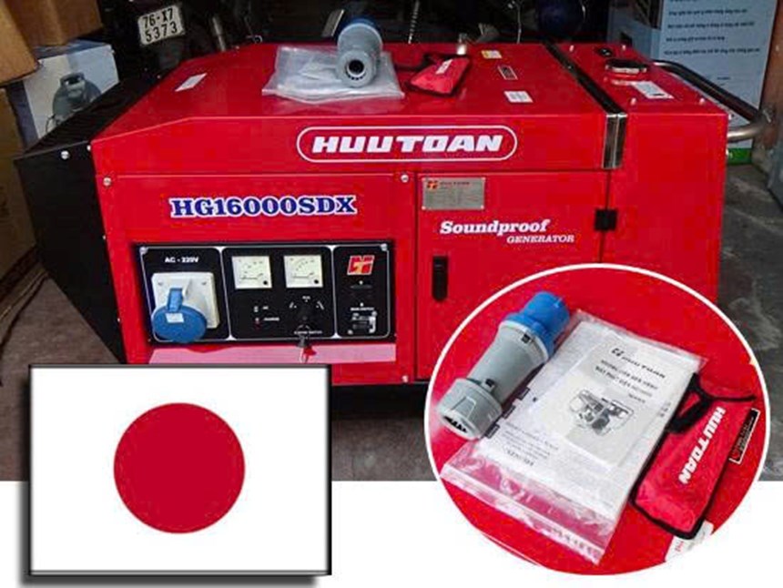 may phat dien honda hg16000sdx giam thanh 1 pha hinh 0