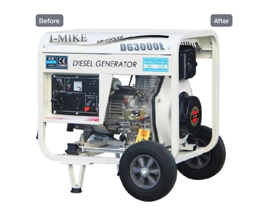 may phat dien dau diesel i-mike dg3000e (3kw tran) hinh 0
