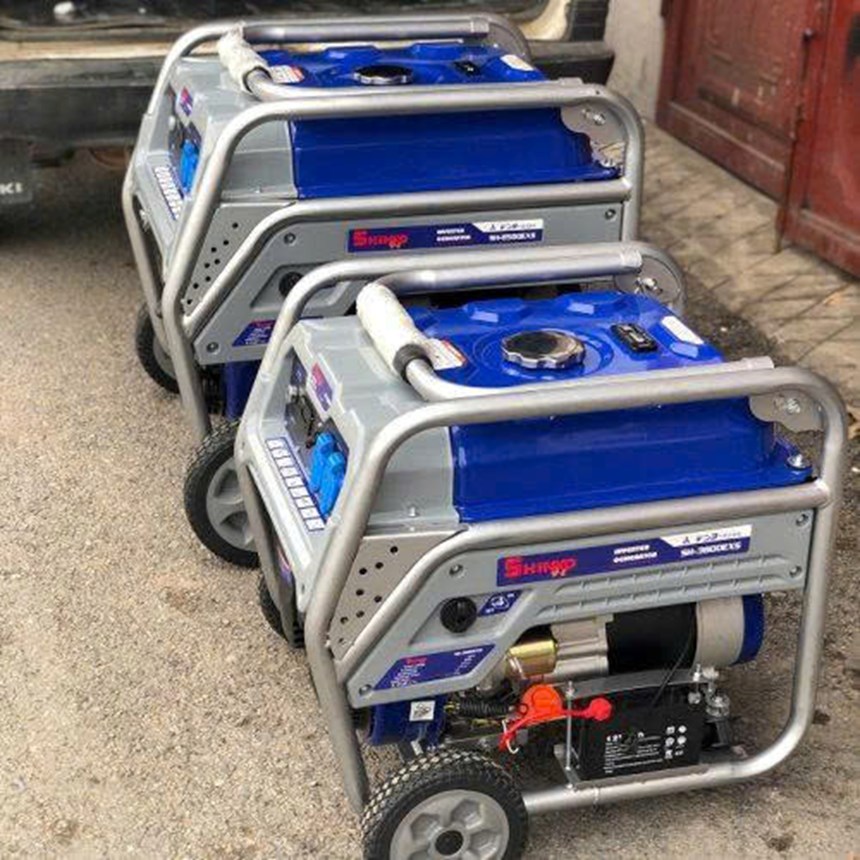 may phat dien chay xang 6kw shinko sh8600exs (co de) hinh 0
