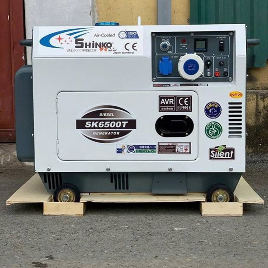 may phat dien 5kw chay dau shinko sk6500t hinh 0
