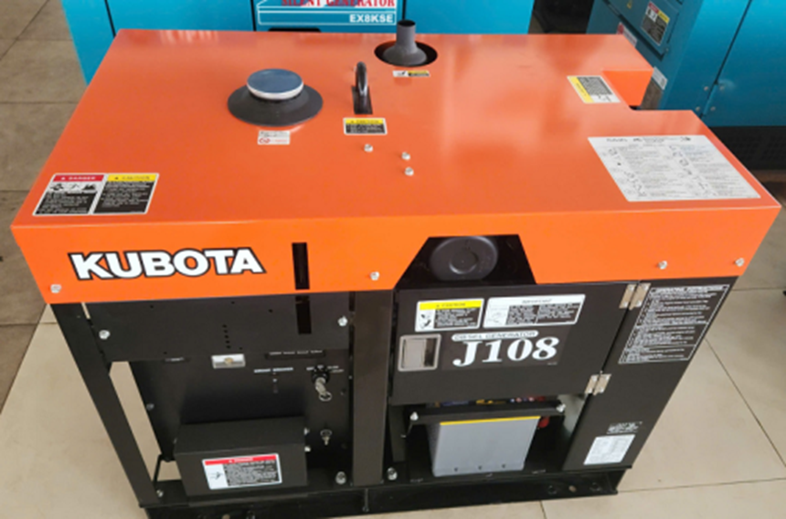 may phat dien 8kw kubota j108-std (nhat ban) hinh 0
