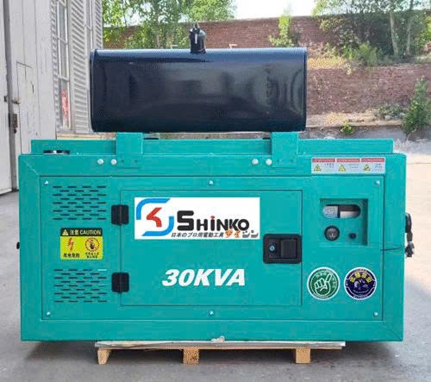 may phat dien 30kva gac container lanh shinko japan hinh 0