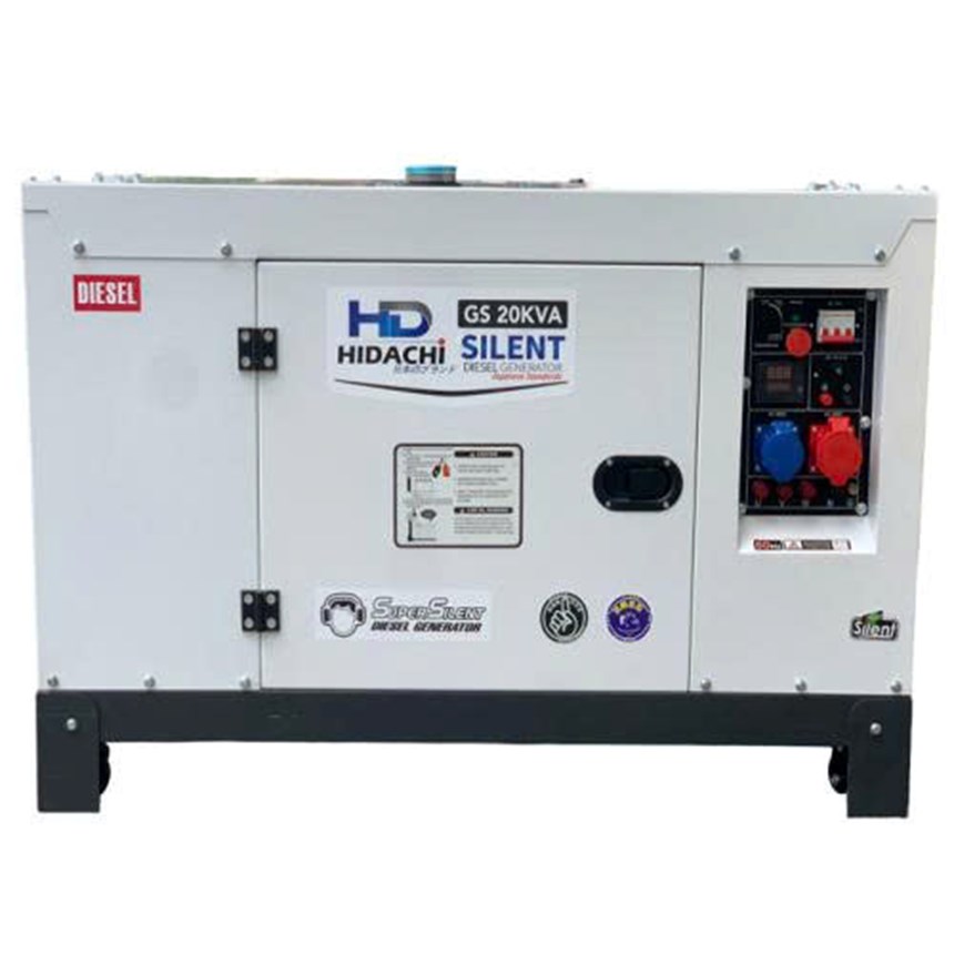 may phat dien 20kva chay dau hidachi gs20kva hinh 0