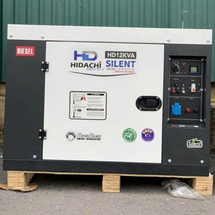 may phat dien chay dau 12kva hidachi hd12kva hinh 0