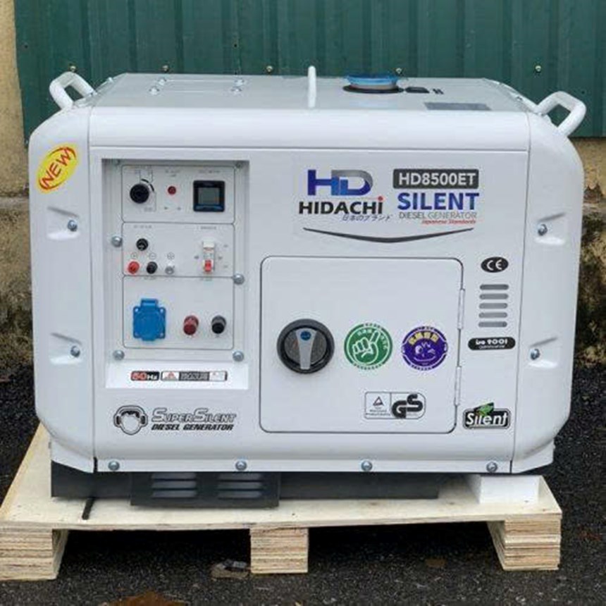 may phat dien 6kw hidachi hd8500et sieu chong on hinh 0