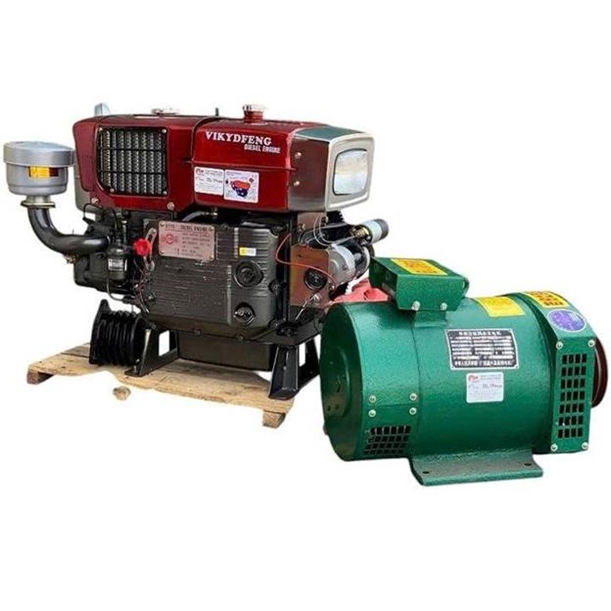 may phat dien dau no 12kw/380v dong phong d24 (gio den de) hinh 0
