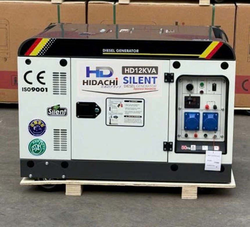 may phat dien chay dau 10kw hidachi hd12kva hinh 0