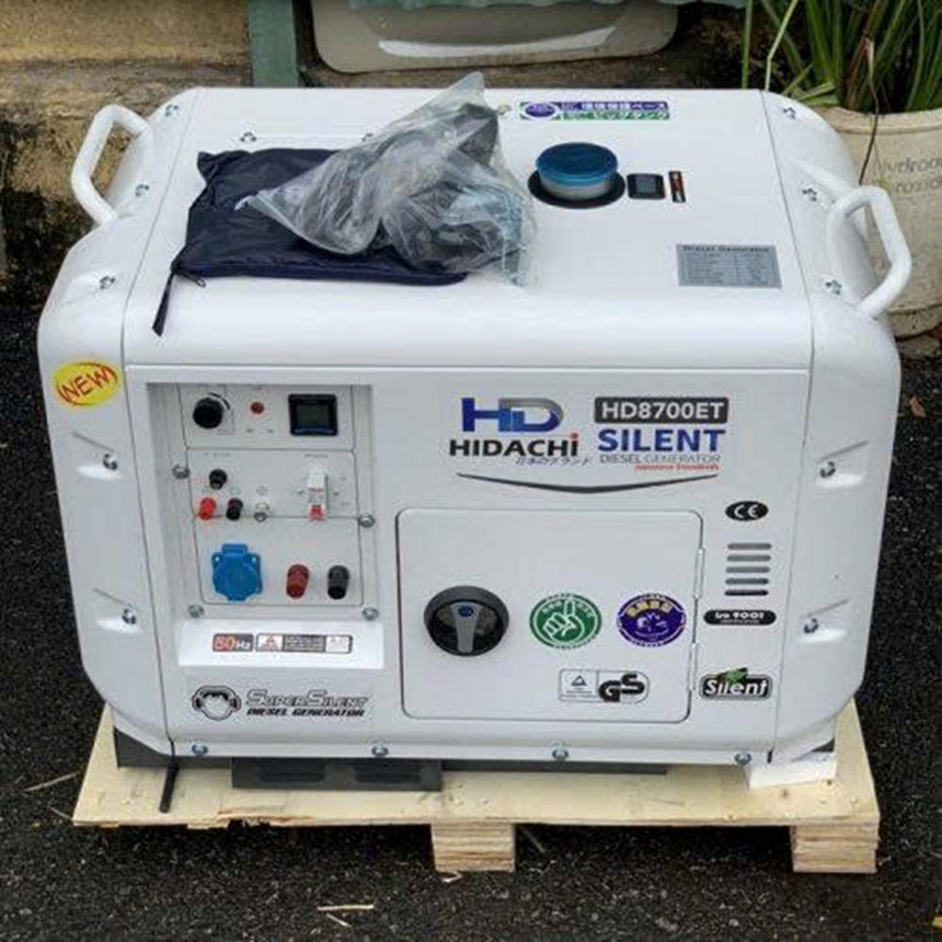 may phat dien 7.5kw hidachi hd8700et sieu cach am hinh 0