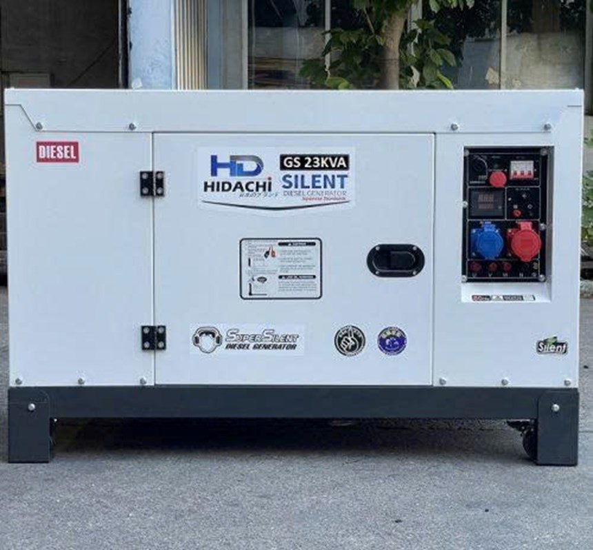 may phat dien 23kva chay dau hidachi gs23kva hinh 0