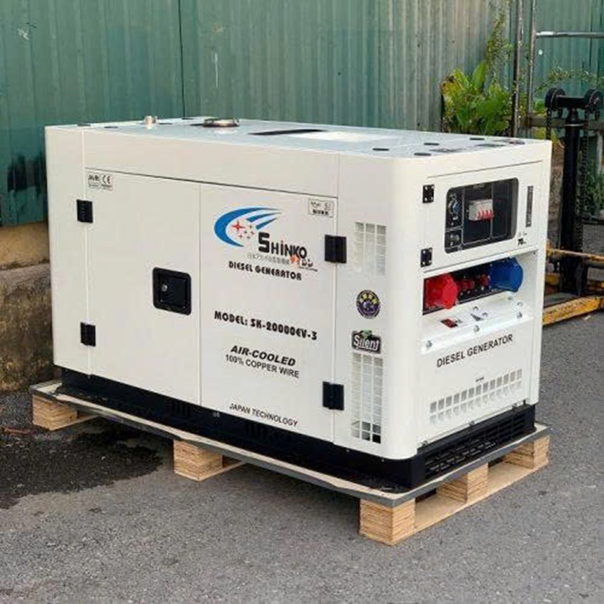 may phat dien chay dau 20kva shinko sk-20000ev-3 hinh 0