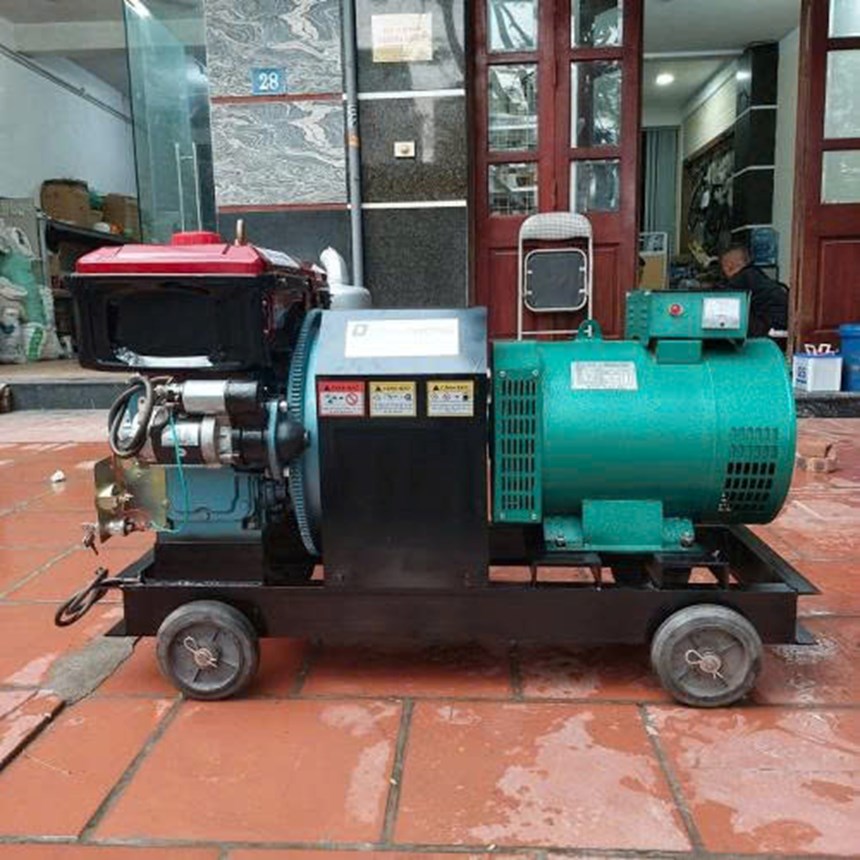 may phat dien dau no 30kw dong phong 40hp de (d40 mat nuoc, de) hinh 0