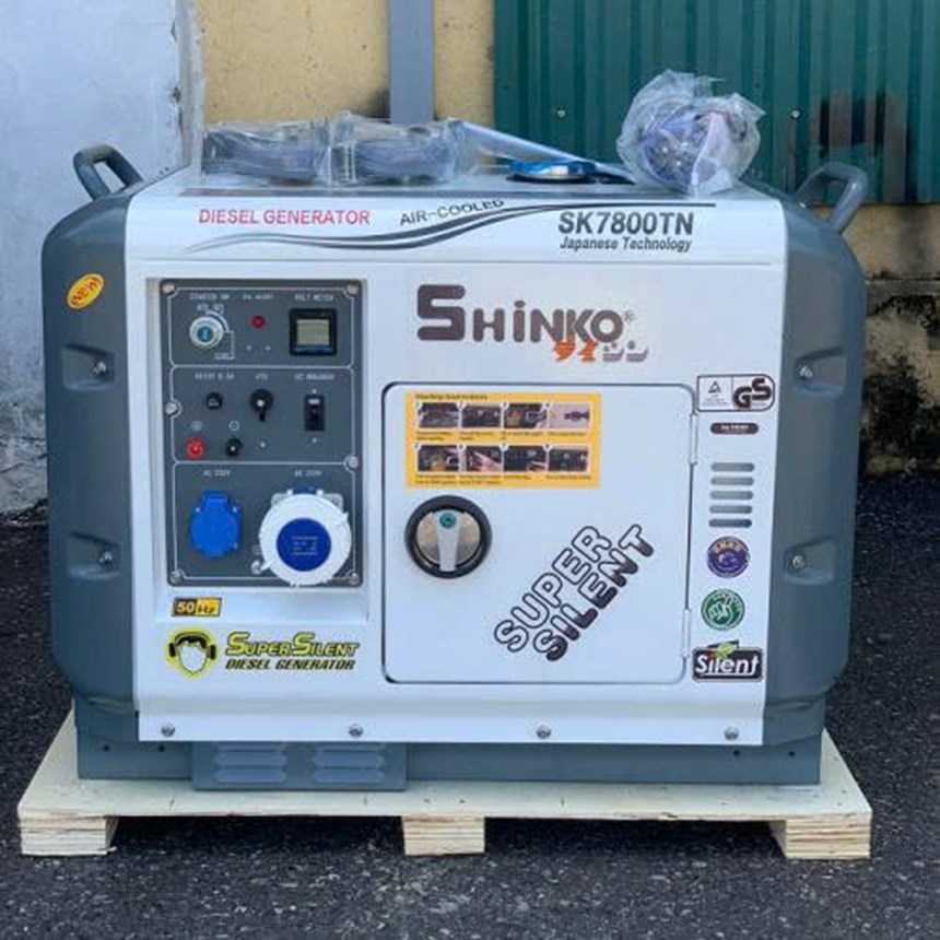 may phat dien 6kw shinko sk7800tn (sieu chong on) hinh 0