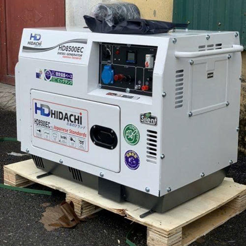 may phat dien chay dau 6kw hidachi hd8500ec hinh 0