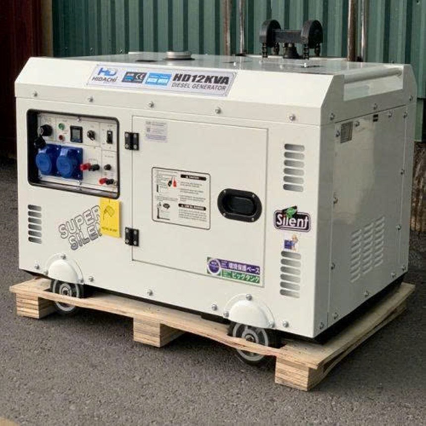 may phat dien chay dau 9kw hidachi hd12kva hinh 0