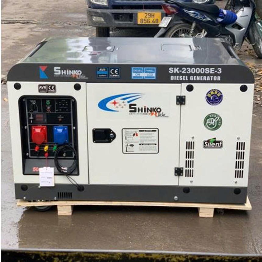 may phat dien chay dau 20kva shinko sk2300se-3 hinh 0