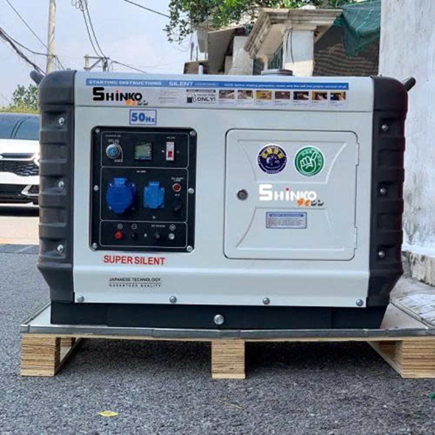 may phat dien 8kw shinko sk11000dt (sieu chong on) hinh 0