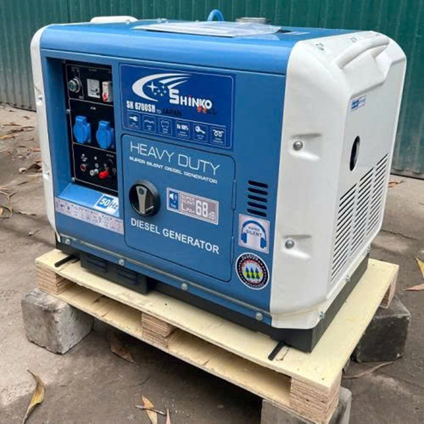 may phat dien chay dau 6kw shinko sk6700sn hinh 0