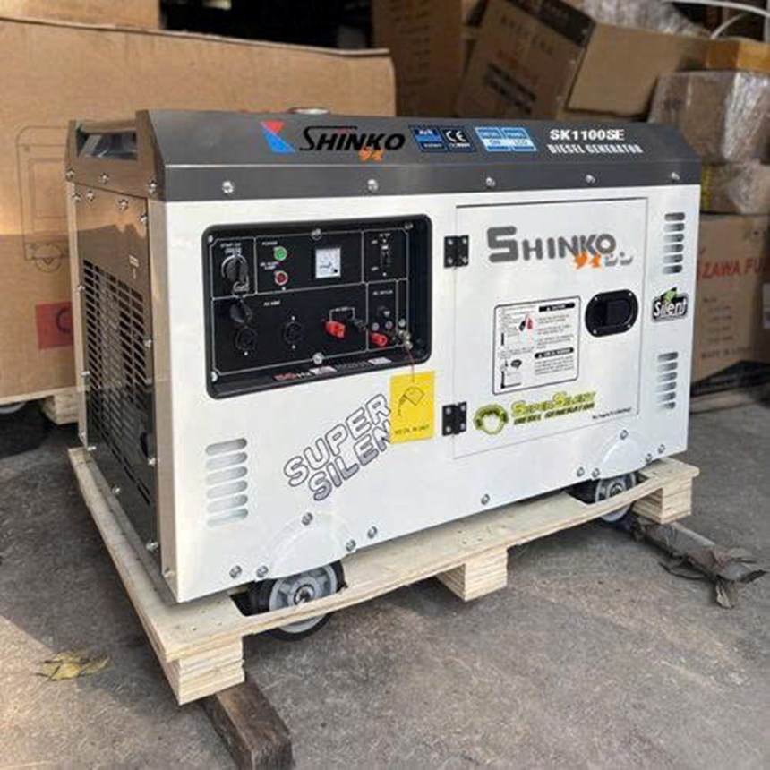 may phat dien chay dau 10kva shinko sk11000se hinh 0