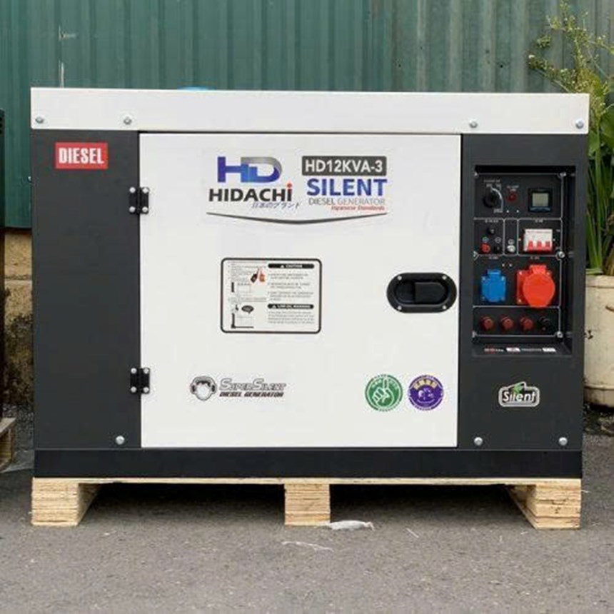 may phat dien chay dau 12kva hidachi hd12kva-3 hinh 0