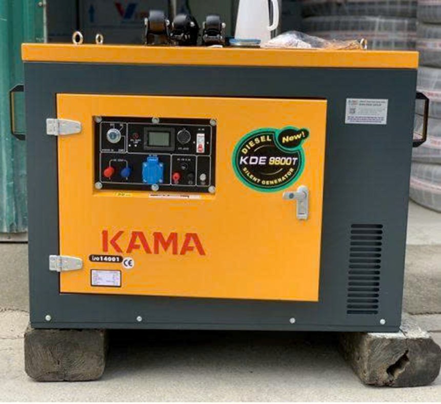 may phat dien chay dau 10kva kama kde9800t hinh 0