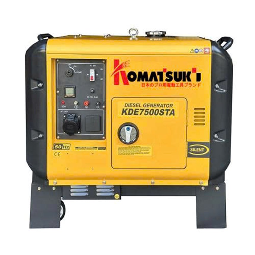 may phat dien diesel 6kw komatsuki kde7500sta hinh 0