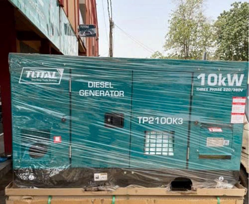 may phat dien dau 12.5kw total tp2100k3 (dien 3 pha) hinh 0