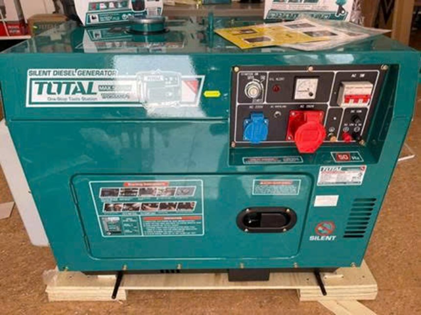 may phat dien dau 5kw total tp250003 (dien 3 pha) hinh 0