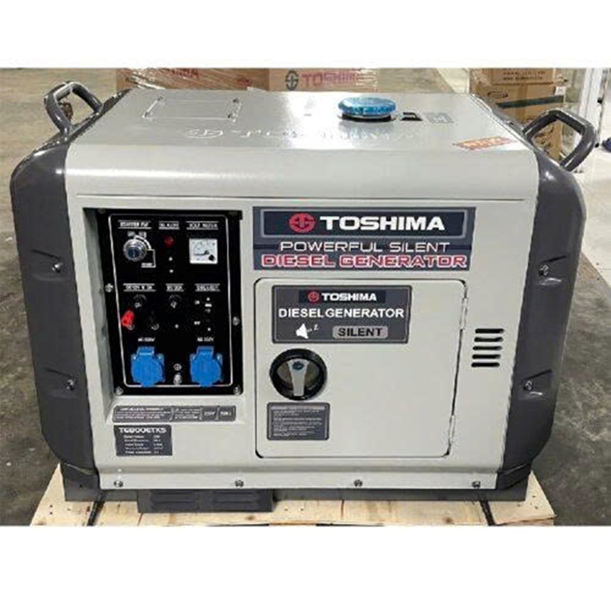 may phat dien chay dau 5kw toshima t68es hinh 0