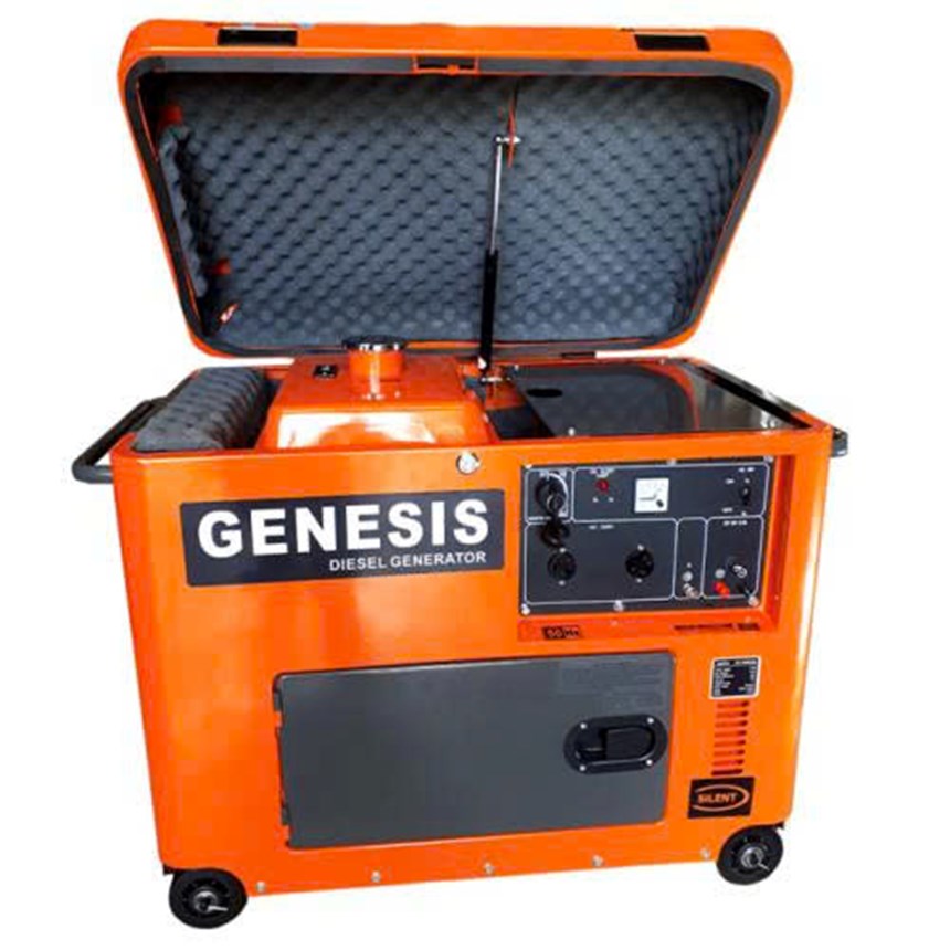 may phat dien chay dau 5kw genesis gd6800ews hinh 0