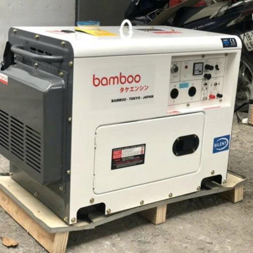 may phat dien chay dau 6kw bamboo bmb8kva (de cot) hinh 1