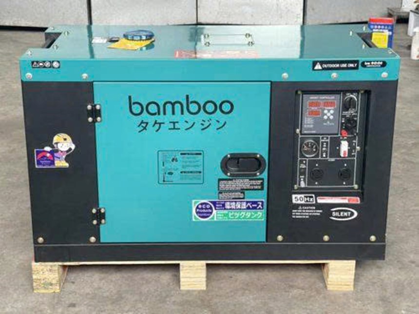 may phat dien chay dau 7kw bamboo 8800et hinh 0