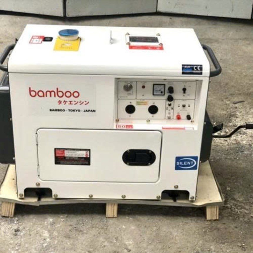 may phat dien chay dau 6kw bamboo bmb8kva (de cot) hinh 0