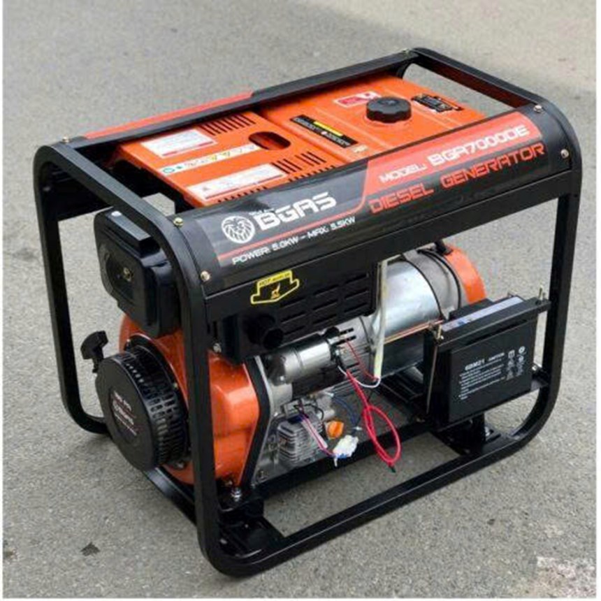 may phat dien chay dau diesel 5.5kw bgas bga7000de hinh 0