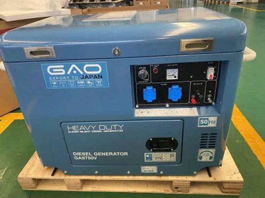 may phat dien 7kw dau gao ga9700vn (sieu chong on) hinh 0