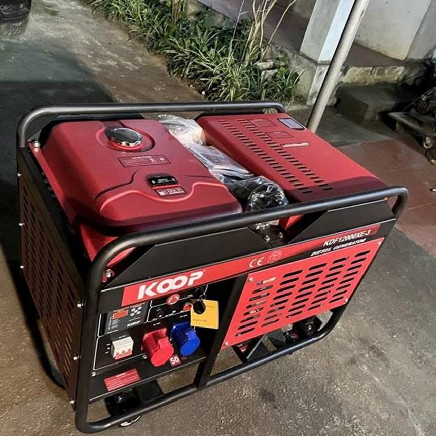 may phat dien chay dau 10kw koop kdf12000xe-3 hinh 1
