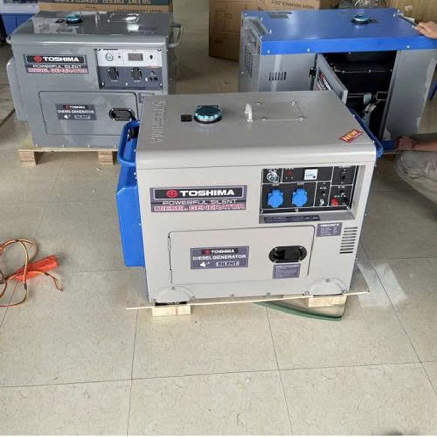 may phat dien 6kw toshima t7500de (chong on) hinh 0