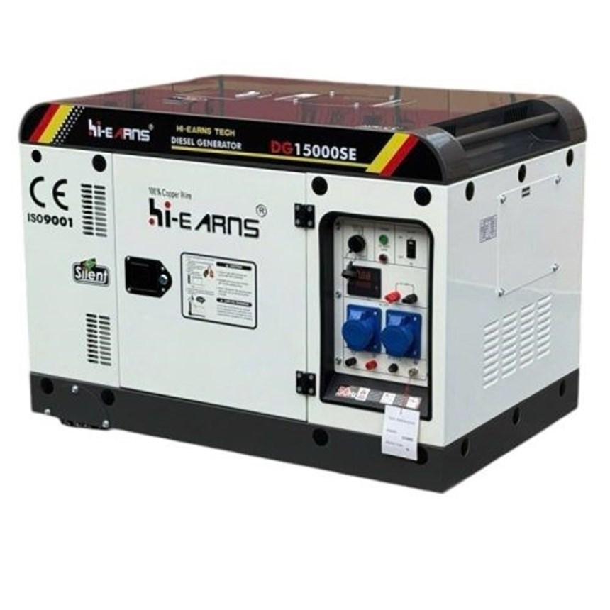 may phat dien chay dau 12kva hi-earns dg15000se hinh 0