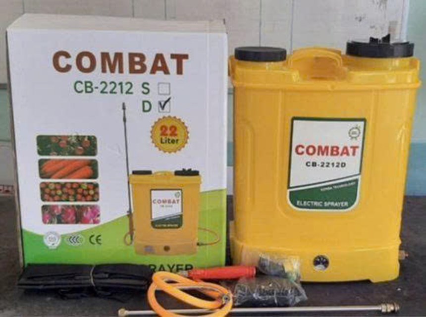 binh phun xit dien combat 22l cb-2212d hinh 0